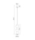 Kubbe Medium Round Slim Pendant Ceiling Light Natural Wood 1x GU10-11