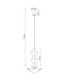 Kubbe Medium Square Slim Pendant Ceiling Light Natural Wood 1x GU10-11