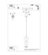 Kubbe Medium Square Slim Pendant Ceiling Light Natural Wood 1x GU10-12