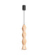 Kubbe Large Square Slim Pendant Ceiling Light Natural Wood 1x GU10-1