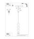 Kubbe Large Square Slim Pendant Ceiling Light Natural Wood 1x GU10-12