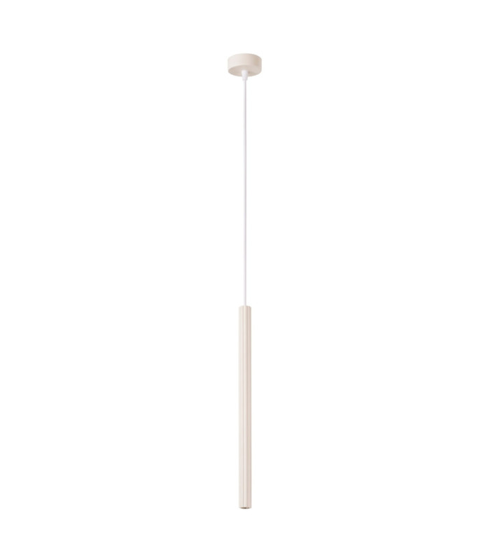 Arche Slim Pendant Ceiling Light Beige 1x G9-1