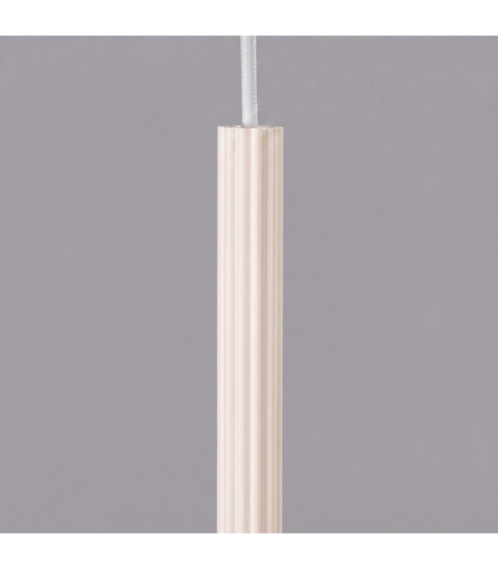 Arche Slim Pendant Ceiling Light Beige 1x G9-8
