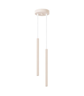 Arche Slim Pendant Ceiling Light Beige 2x G9-1