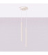 Arche Slim Pendant Ceiling Light Beige 2x G9-3