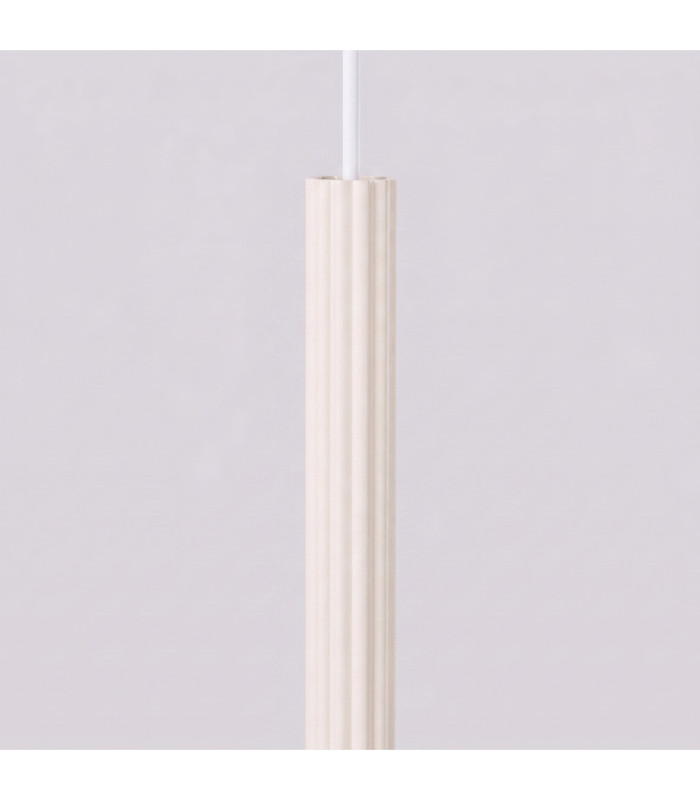 Arche Slim Pendant Ceiling Light Beige 2x G9-7