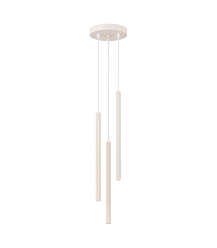 Arche Cluster Pendant Ceiling Light Beige 3x G9-1