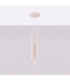 Arche Cluster Pendant Ceiling Light Beige 3x G9-3