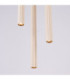 Arche Cluster Pendant Ceiling Light Beige 3x G9-10