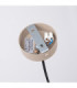 Arche Slim Pendant Ceiling Light Taupe 1x G9-5