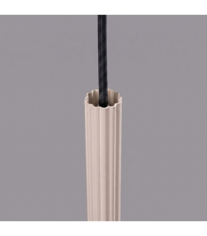 Arche Slim Pendant Ceiling Light Taupe 1x G9-6