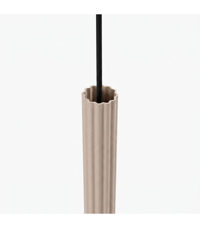 Arche Slim Pendant Ceiling Light Taupe 1x G9-7