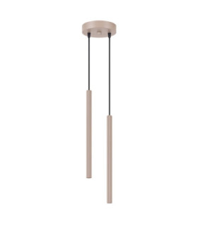 Arche Slim Pendant Ceiling Light Taupe 2x G9-1