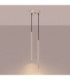 Arche Slim Pendant Ceiling Light Taupe 2x G9-4