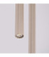 Arche Slim Pendant Ceiling Light Taupe 2x G9-6