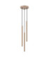 Arche Cluster Pendant Ceiling Light Taupe 3x G9-1