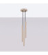 Arche Cluster Pendant Ceiling Light Taupe 3x G9-3