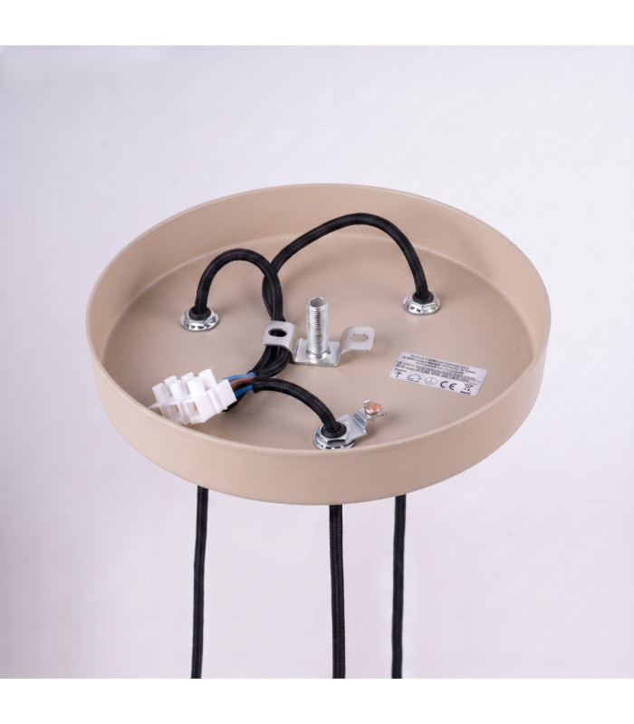Arche Cluster Pendant Ceiling Light Taupe 3x G9-5