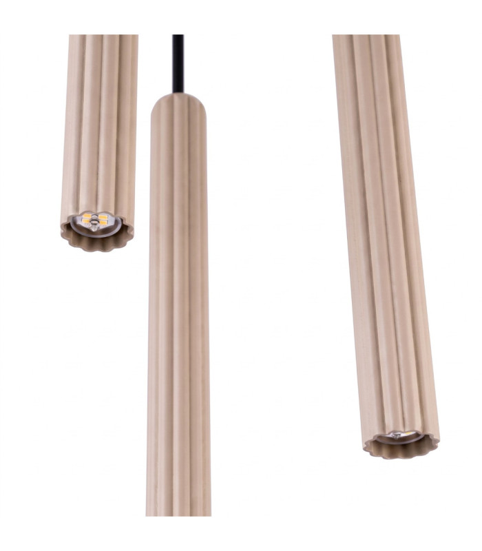 Arche Cluster Pendant Ceiling Light Taupe 3x G9-6