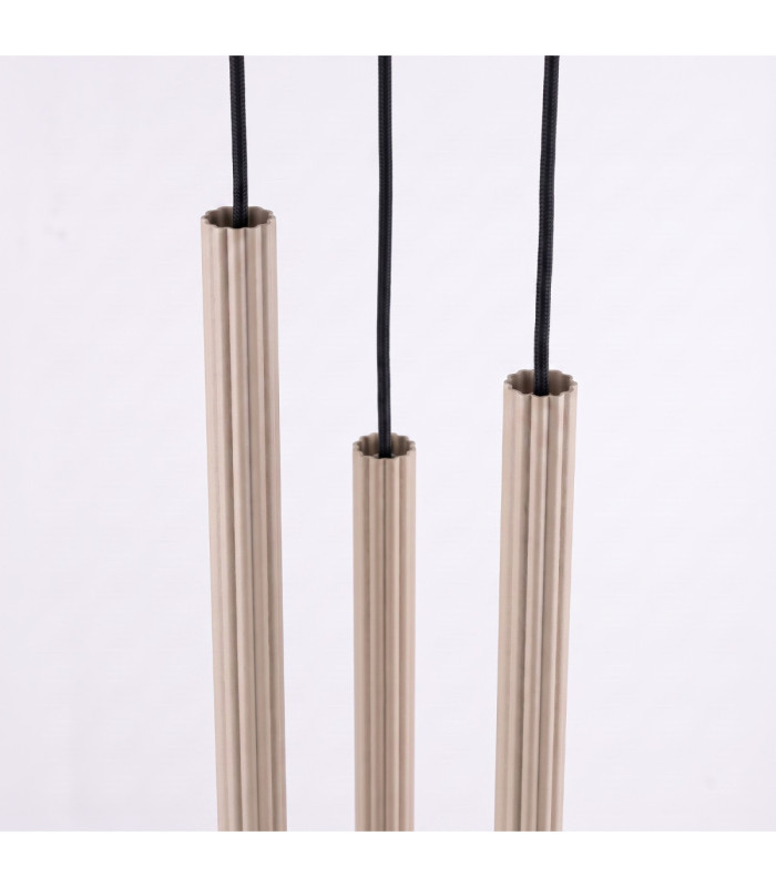 Arche Cluster Pendant Ceiling Light Taupe 3x G9-7