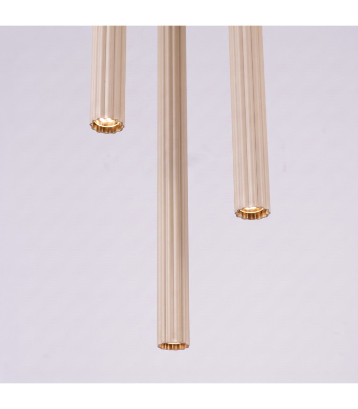 Arche Cluster Pendant Ceiling Light Taupe 3x G9-10