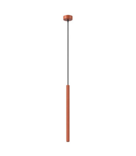 Arche Slim Pendant Ceiling Light Red Ochre 1x G9-1