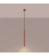 Arche Slim Pendant Ceiling Light Red Ochre 1x G9-4