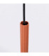 Arche Slim Pendant Ceiling Light Red Ochre 1x G9-7