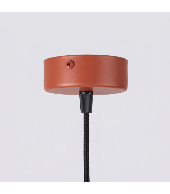 Arche Slim Pendant Ceiling Light Red Ochre 1x G9-10