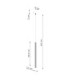 Arche Slim Pendant Ceiling Light Red Ochre 1x G9-11