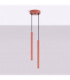 Arche Slim Pendant Ceiling Light Red Ochre 2x G9-3