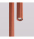 Arche Slim Pendant Ceiling Light Red Ochre 2x G9-6