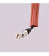 Arche Slim Pendant Ceiling Light Red Ochre 2x G9-9