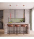 Arche Cluster Pendant Ceiling Light Red Ochre 3x G9-2