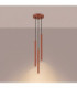 Arche Cluster Pendant Ceiling Light Red Ochre 3x G9-4