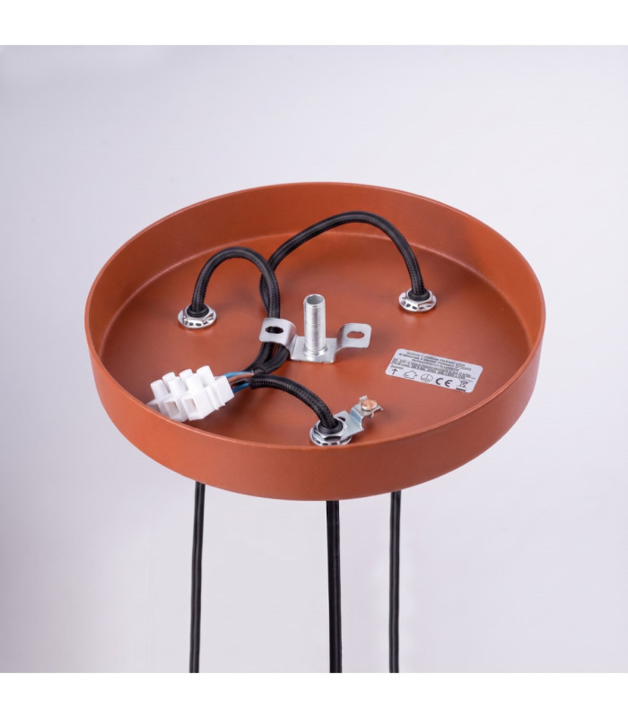Arche Cluster Pendant Ceiling Light Red Ochre 3x G9-5