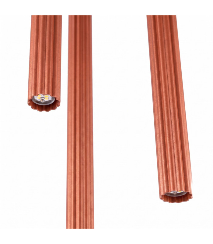 Arche Cluster Pendant Ceiling Light Red Ochre 3x G9-6