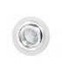 Swivel Recessed Downlight 9.2cm Round 1 x GU10 Max 50W Satin Nickel , Chrome - 3