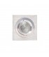 Swivel Recessed Downlight 9.2cm Square 1 x GU10 Max 50W Satin Nickel , Chrome - 4
