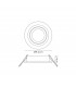 Swivel Recessed Downlight 9.2cm Round 1 x GU10 Max 50W Matt White - 2