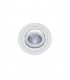 Swivel Recessed Downlight 9.2cm Round 1 x GU10 Max 50W Matt White - 3