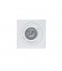 Swivel Recessed Downlight 9.2cm Square 1 x GU10 Max 50W Matt White - 3