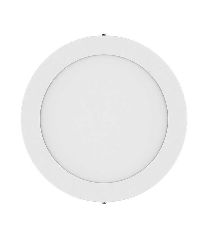 Surface mounted Round 12inch 24W Pure White 6400K, 2000lm, White Frame, Inc. Driver - 4