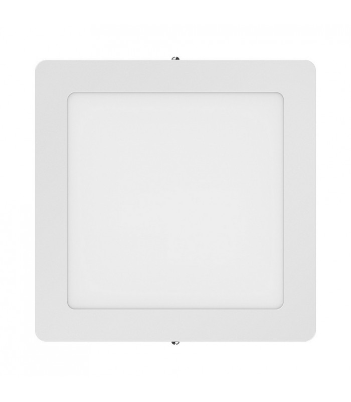 Surface mounted Square 8inch 18W Natural White 4000K, White Frame, Inc. Driver - 4