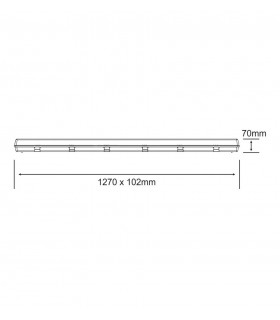 LED IP65 1.2M (Double Tube) - 2