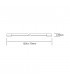Flat LED IP20 1.2m 230 36W Natural White 4000K, 2880lm, Inc. Driver - 2