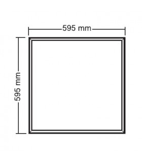 LED Panel 600 x 600mm 42W Natural White 4000K, 3800lm, White, Inc. Driver - 2