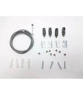 LED Accessory Kit 4 'L' Type: 'L' Type Sheet Ironx4Pcs, M3X7 Screwx8Pcs, Wirex4Pcs, Connector,Screw Anchor, M4X25 Screwx4Pcs - 2