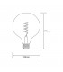 E27 Dimmable 230V 5W Warmwhite 1800K, Gold - 2