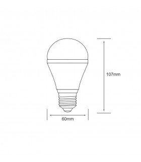 GLS E27 230V 5W Cool White 4000K 420lm (1, 1) - 2